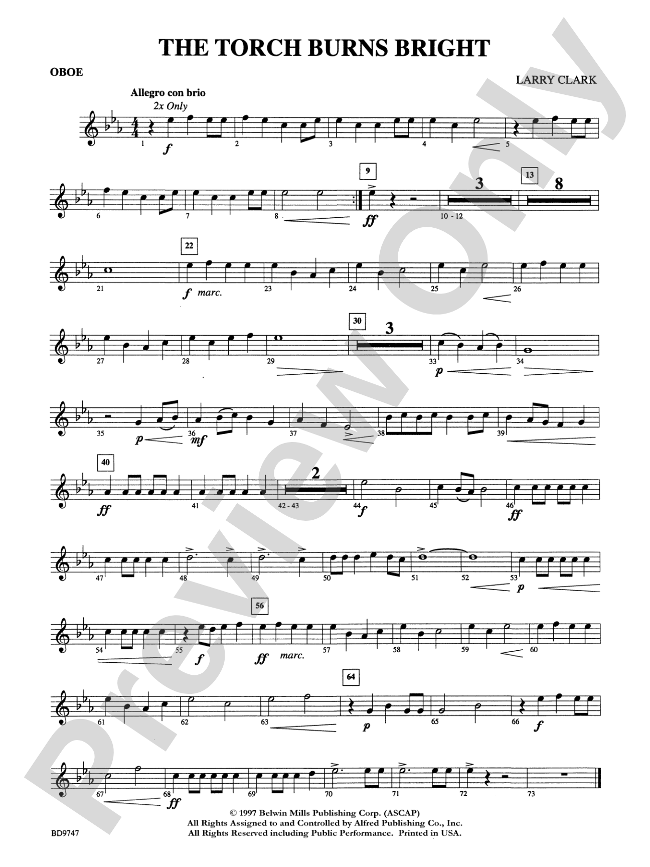 The Torch Burns Bright: Oboe