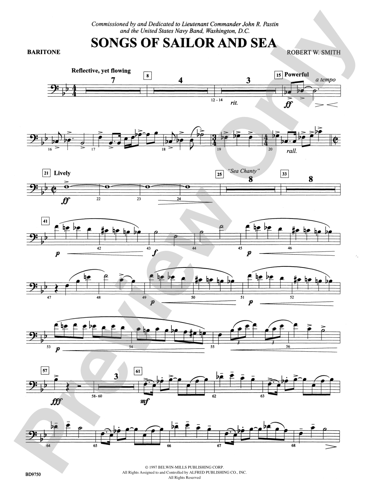 Songs of Sailor and Sea: Baritone B.C.