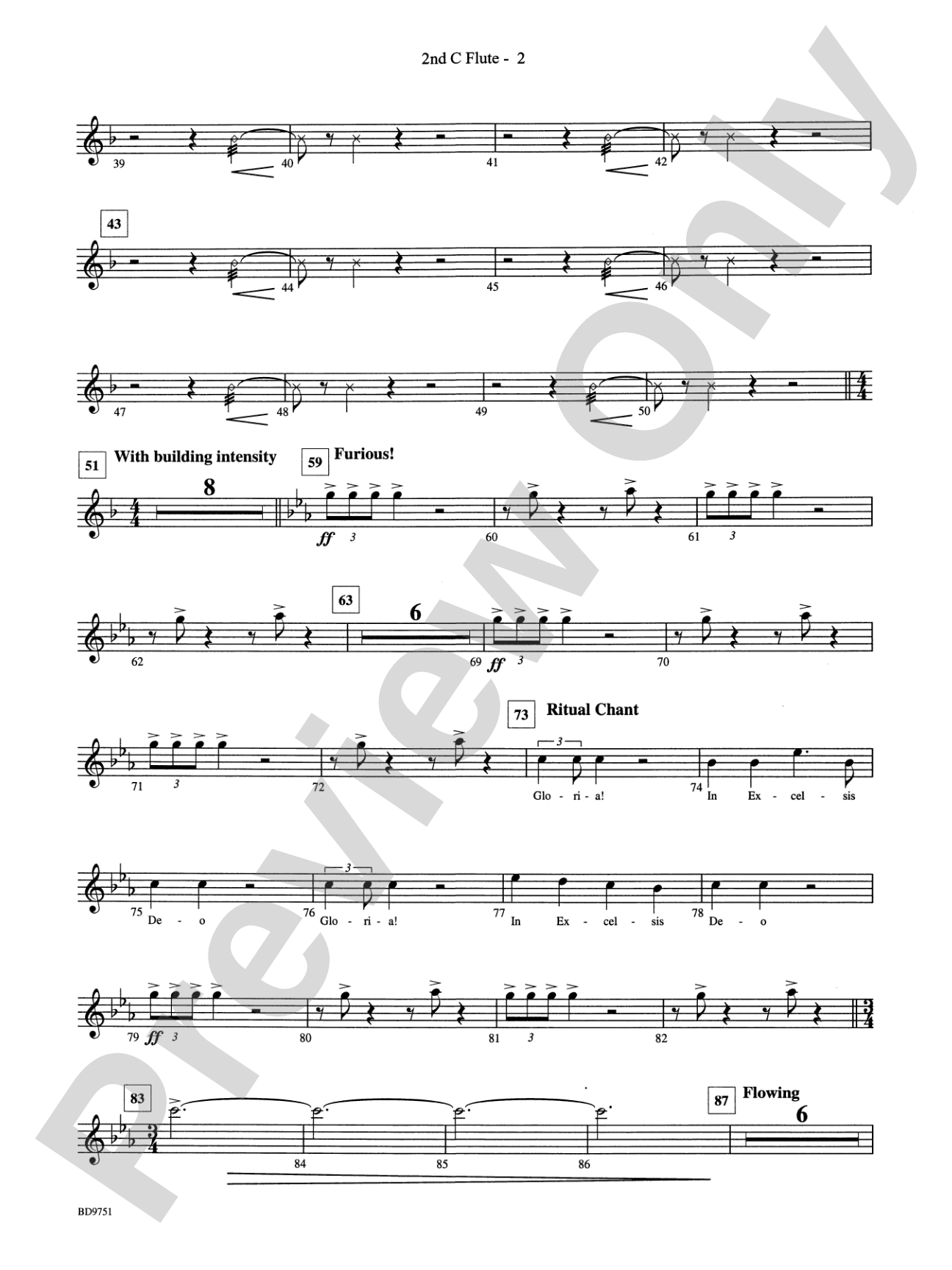 Purgatorio (from The Divine Comedy): 2nd Flute