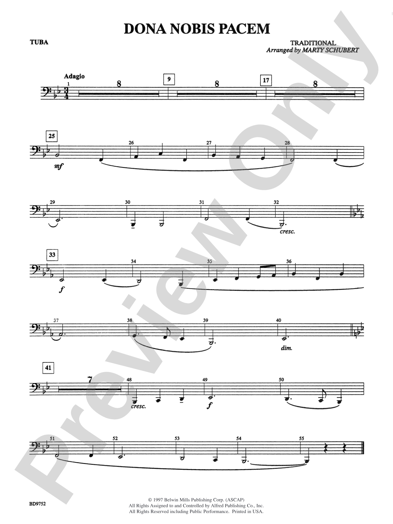 Dona Nobis Pacem: Tuba