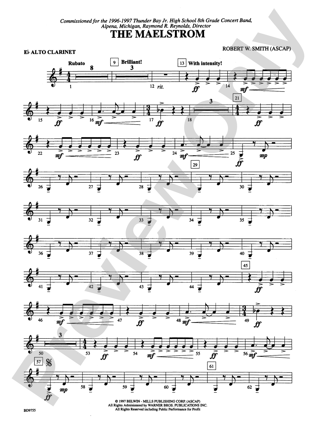 The Maelstrom: E-flat Alto Clarinet