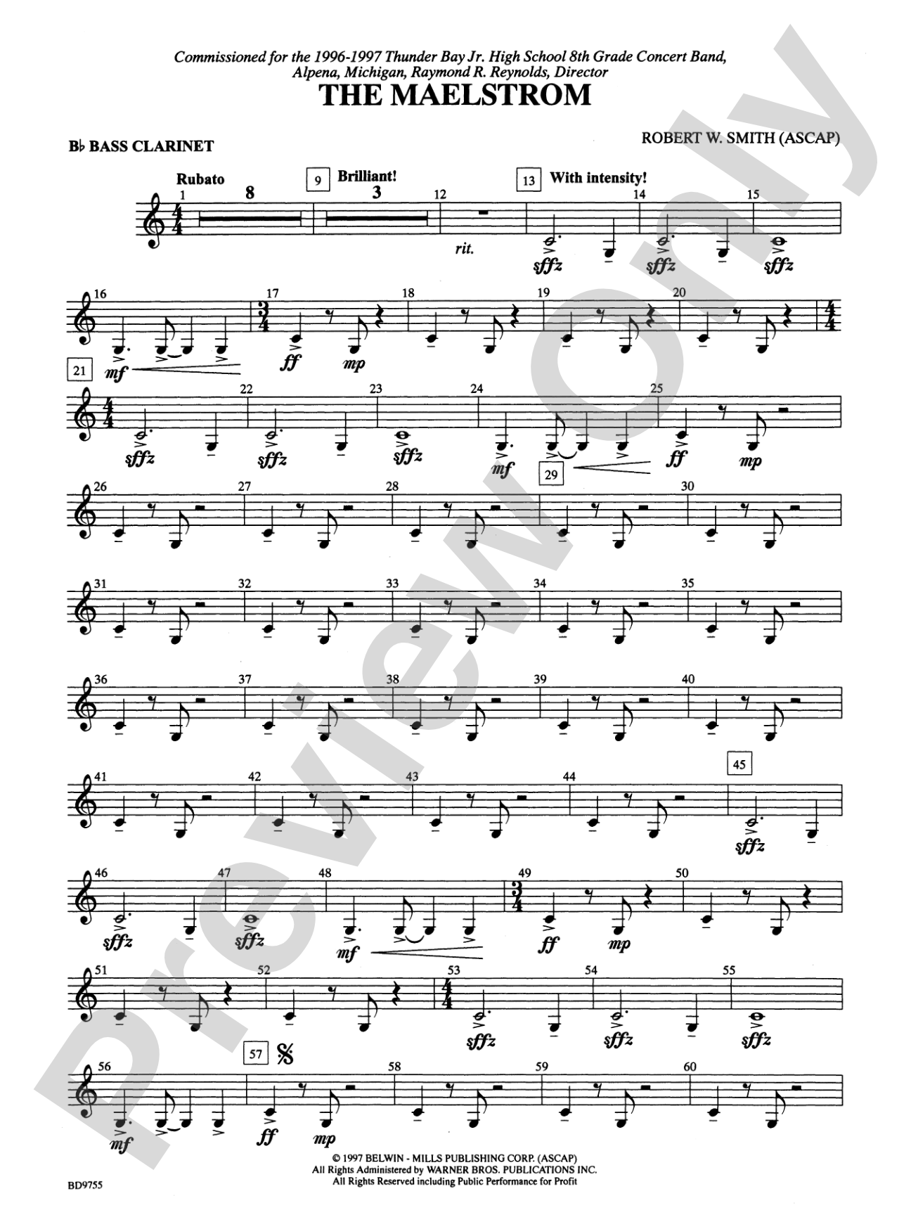 The Maelstrom: B-flat Bass Clarinet