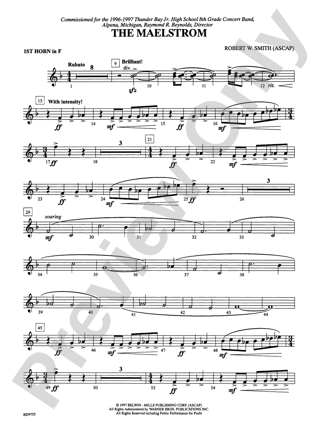 The Maelstrom: 1st F Horn