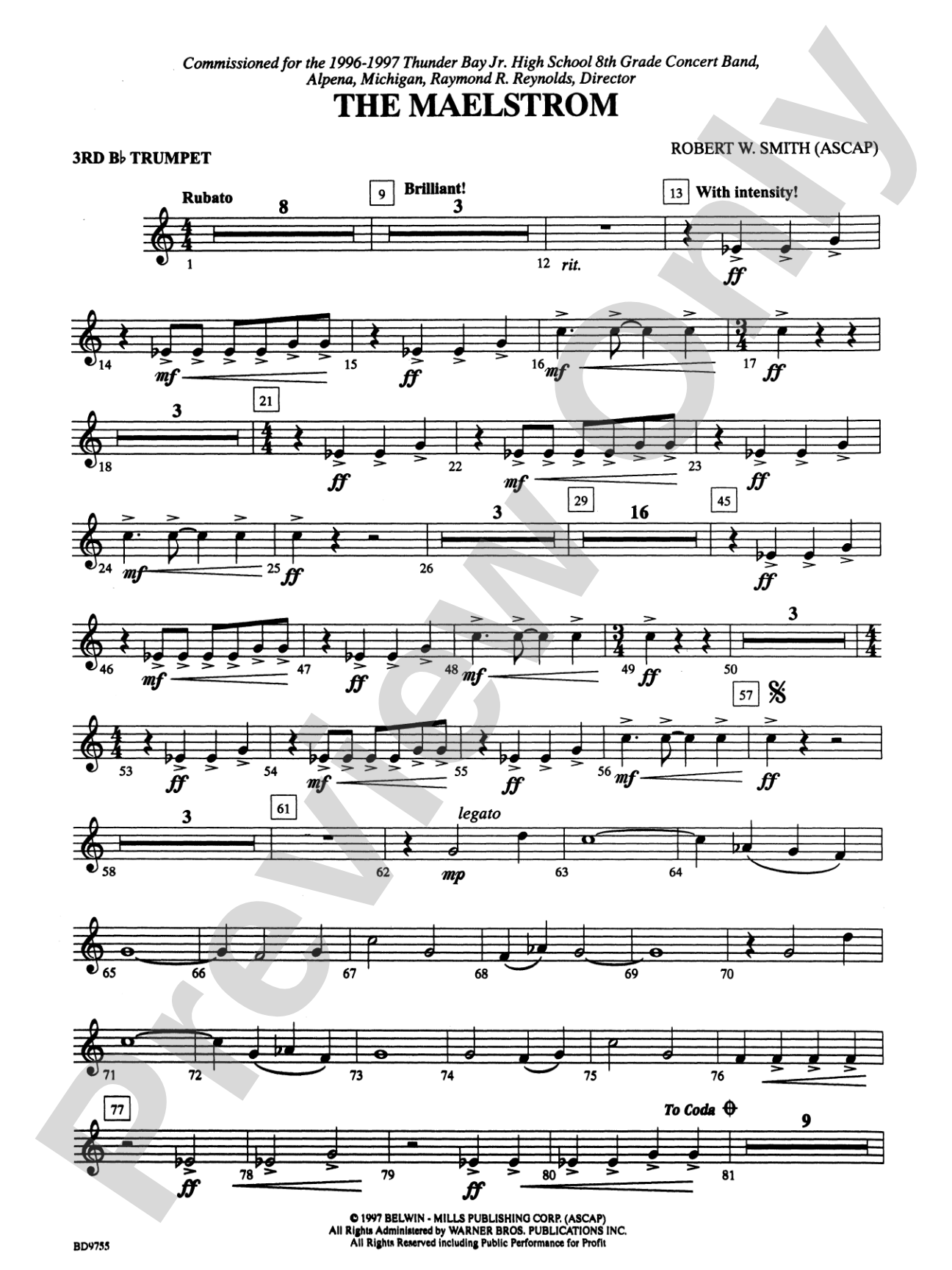 The Maelstrom: 3rd B-flat Trumpet