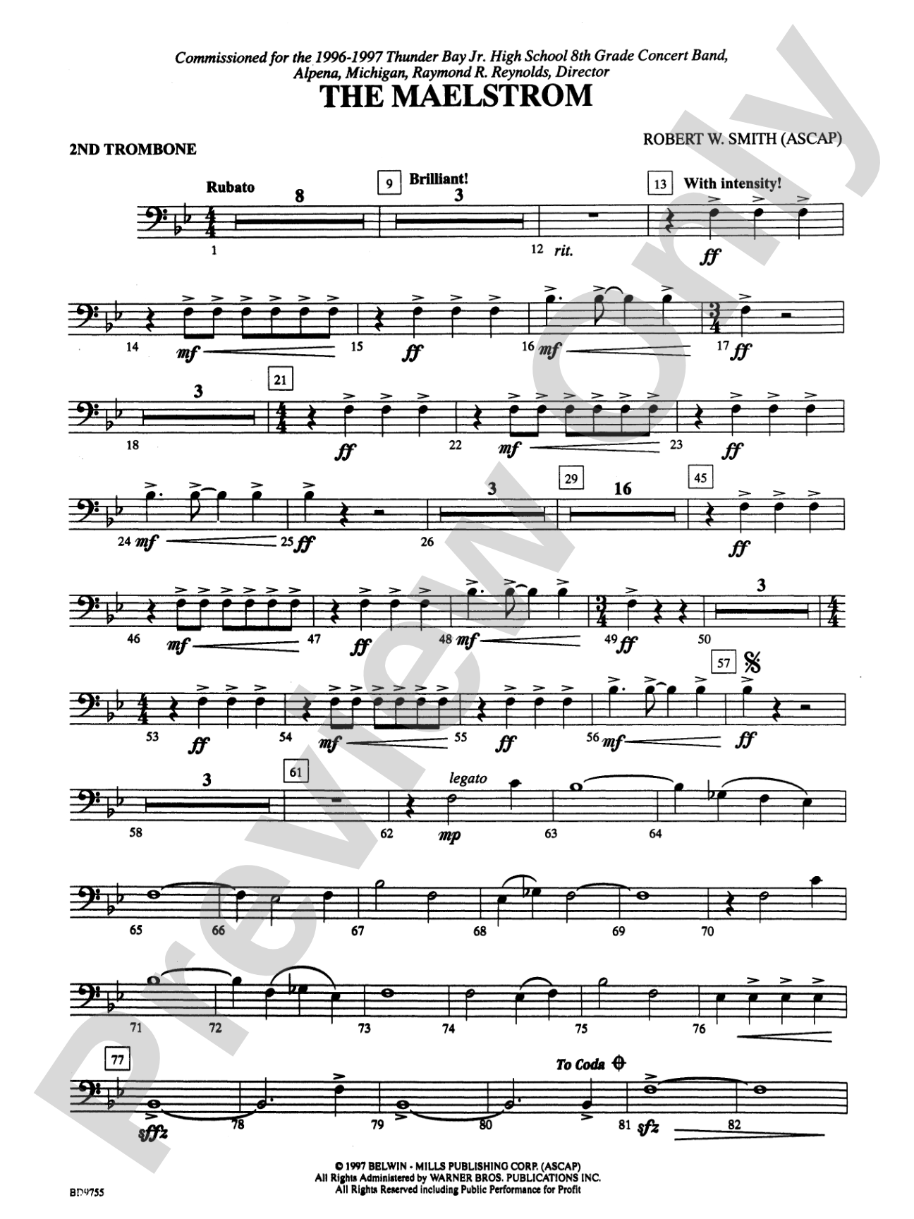 The Maelstrom: 2nd Trombone