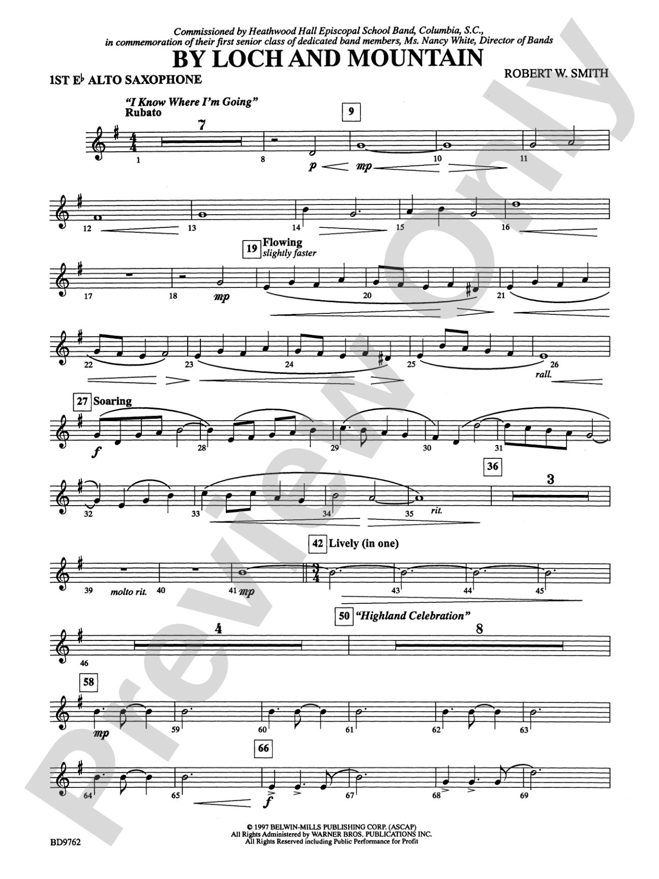 By Loch and Mountain: E-flat Alto Saxophone