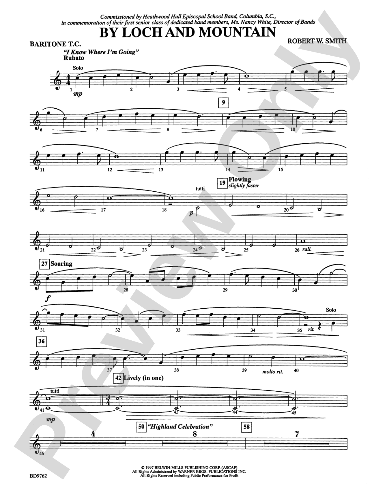 By Loch and Mountain: Baritone T.C.