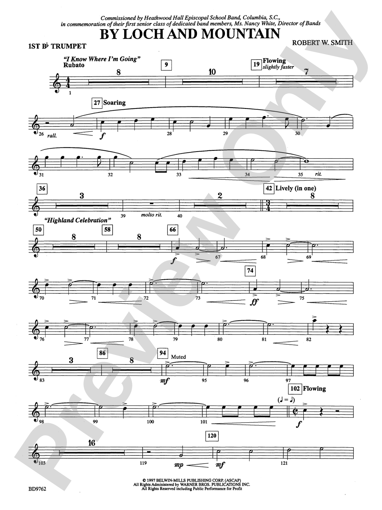 By Loch and Mountain: 1st B-flat Trumpet