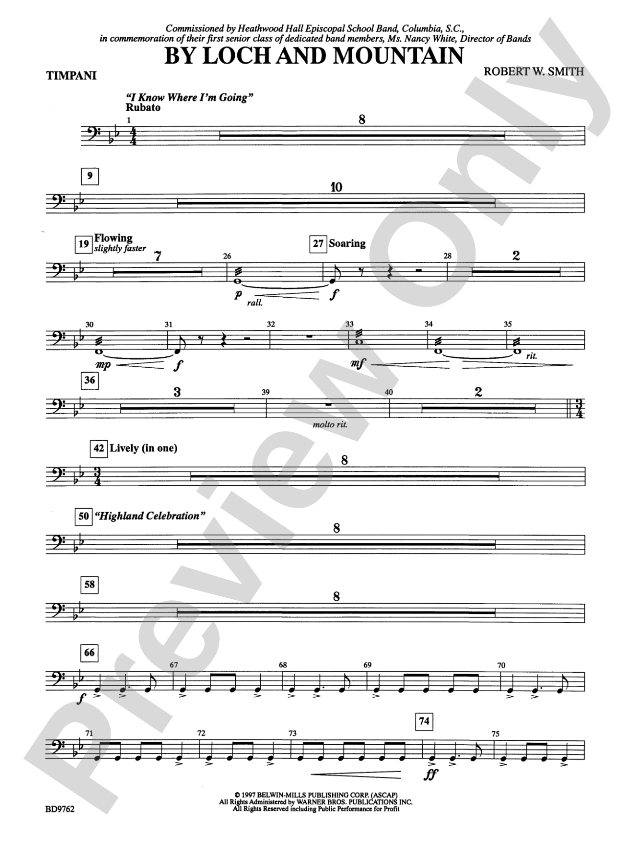 By Loch and Mountain: Timpani