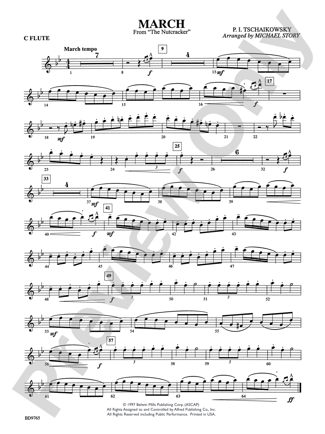 March from The Nutcracker: Flute