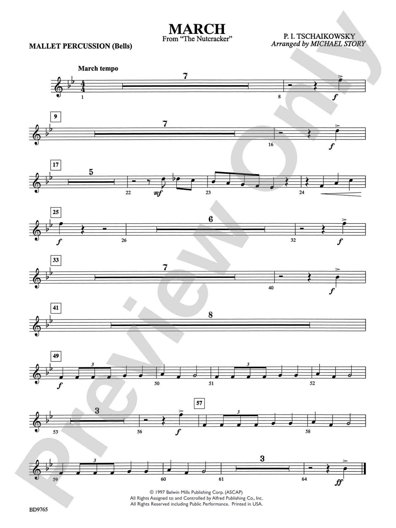 March from The Nutcracker: Mallets