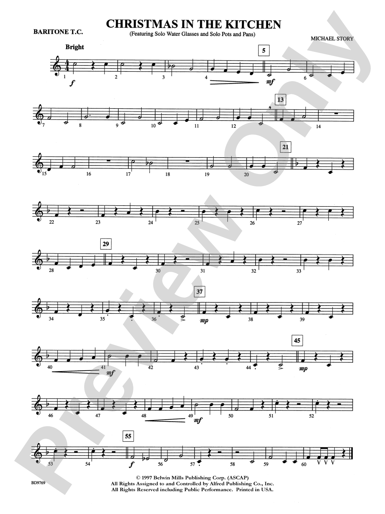 Christmas in the Kitchen: Baritone T.C.