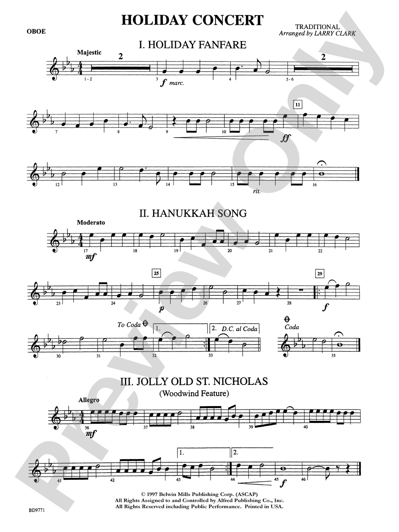 Holiday Concert: Oboe