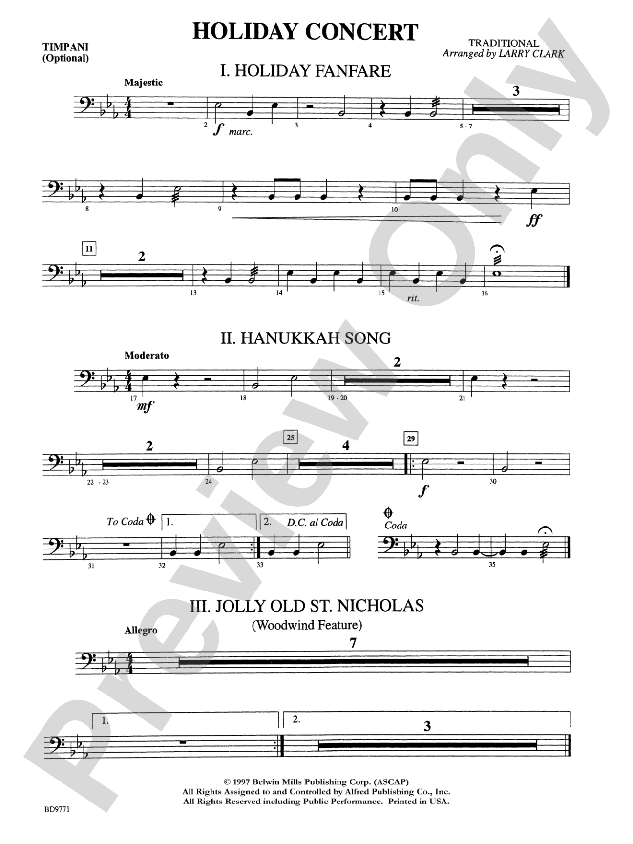 Holiday Concert: Timpani