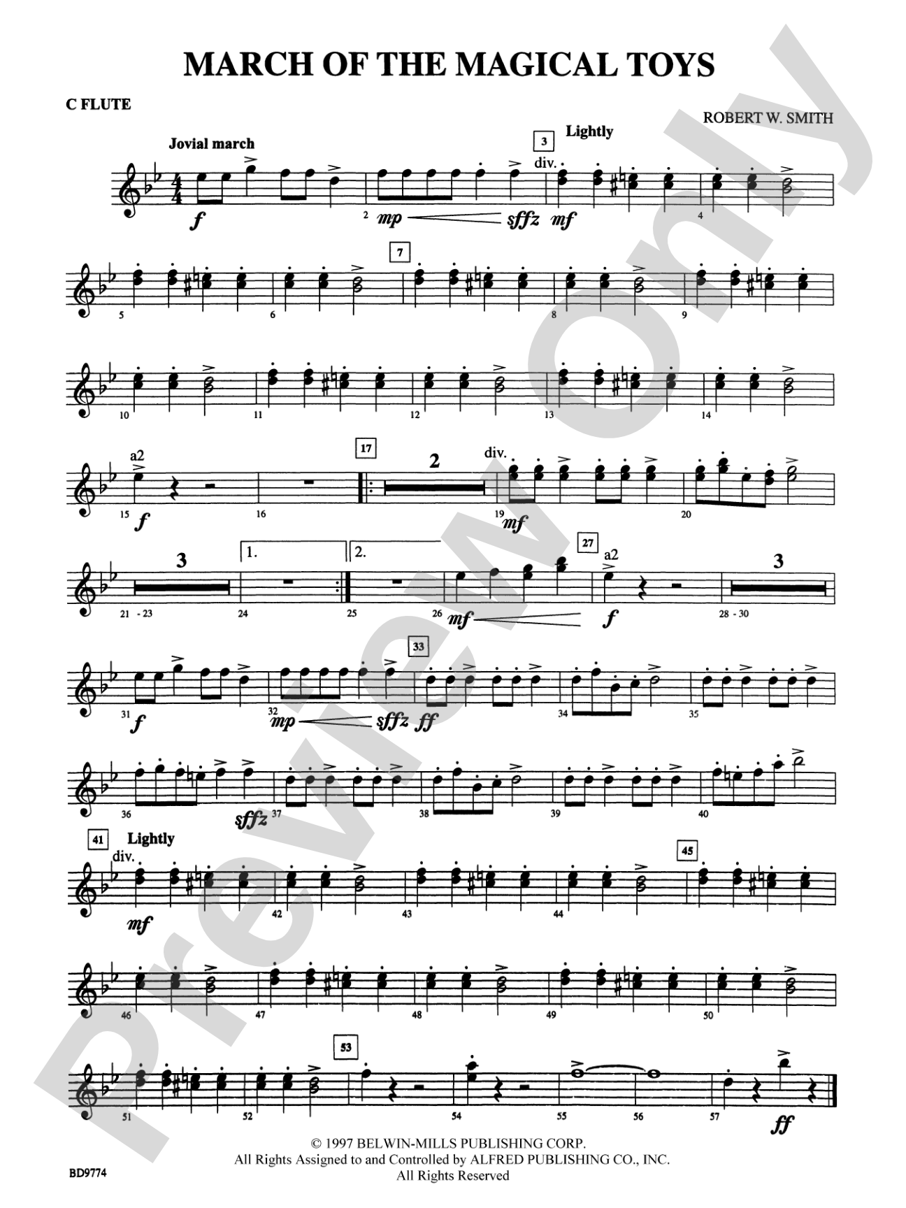 March of the Magical Toys: Flute