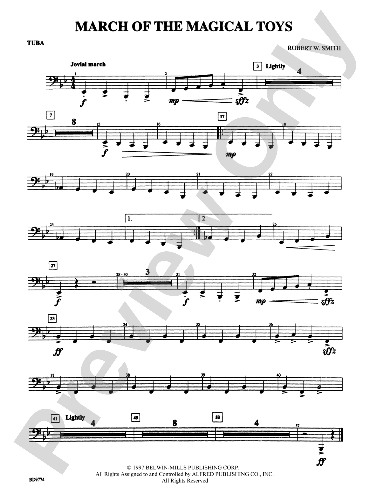 March of the Magical Toys: Tuba