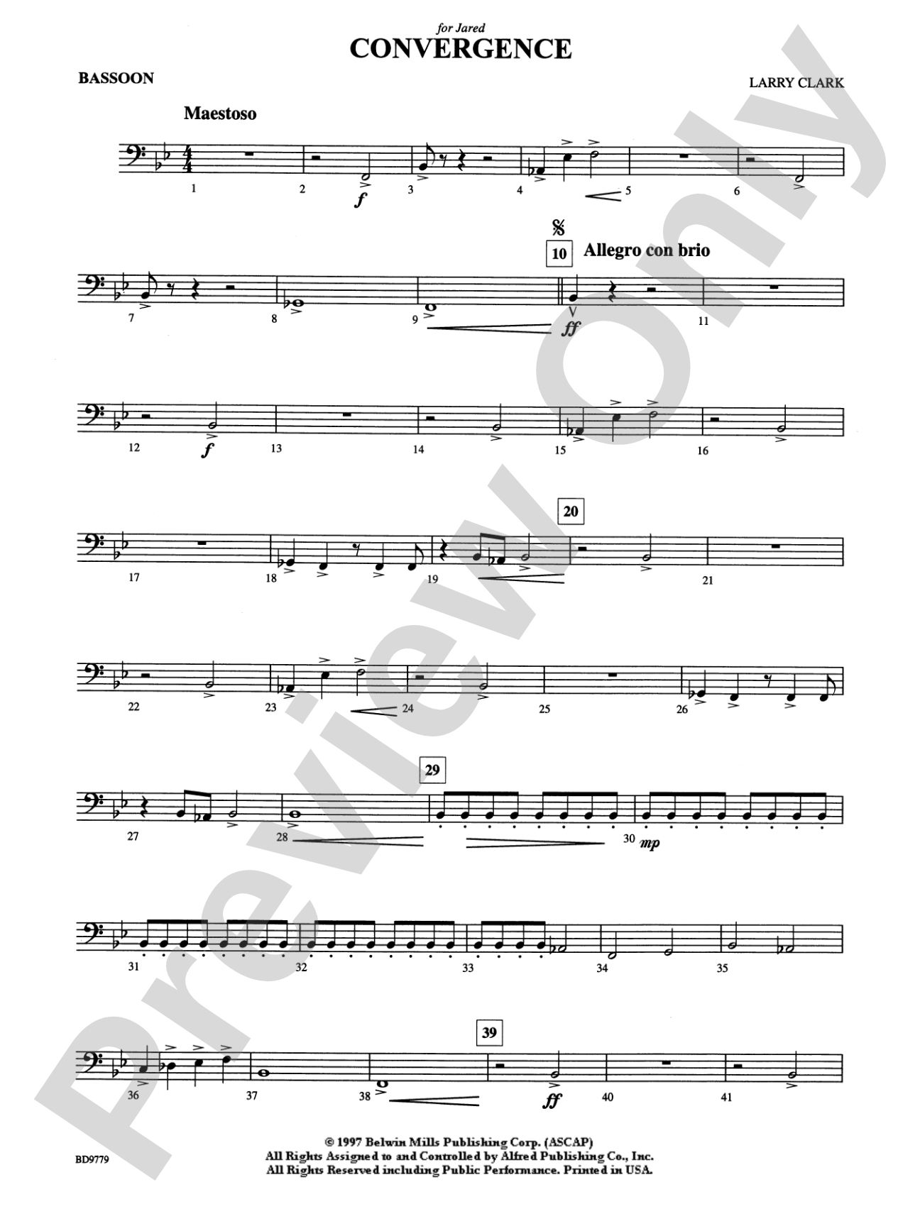 Convergence: Bassoon