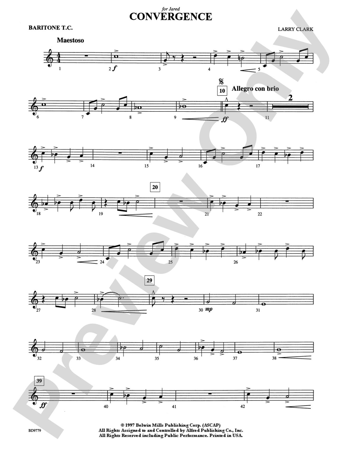 Convergence: Baritone T.C.