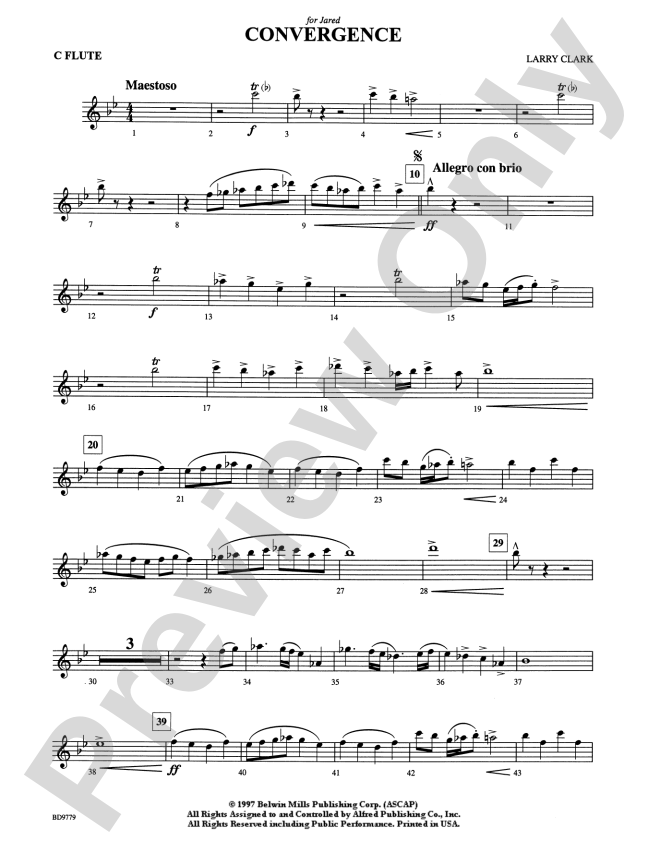 Convergence: Flute