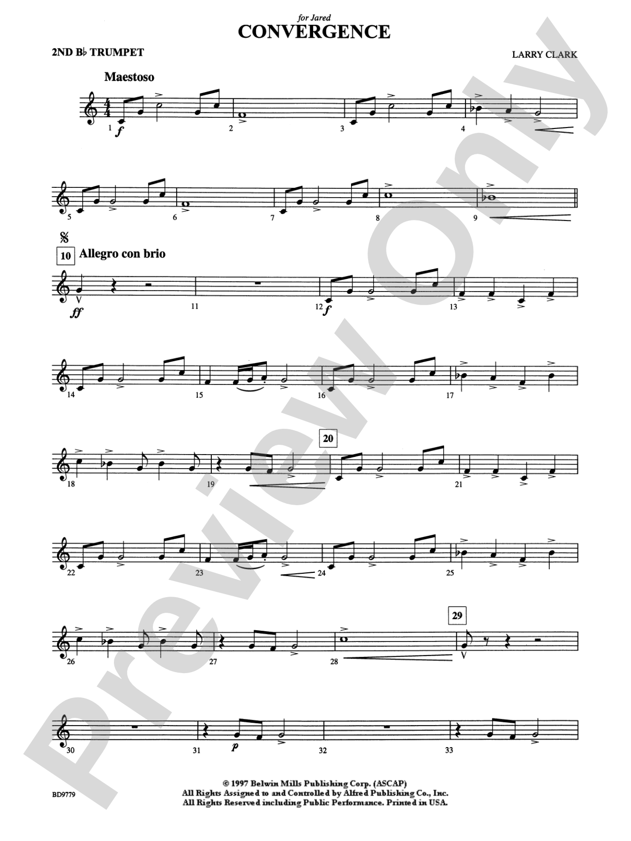 Convergence: 2nd B-flat Trumpet