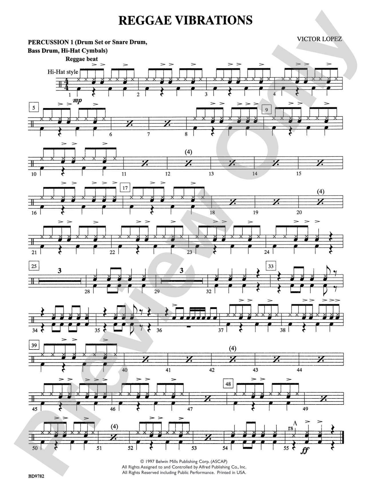 Reggae Vibrations: 1st Percussion