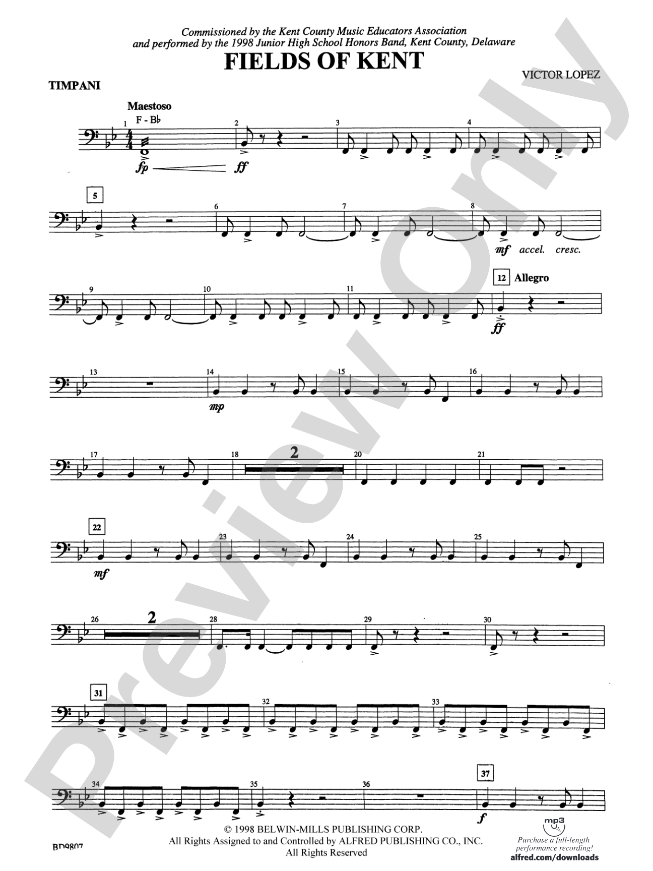 Fields of Kent: Timpani