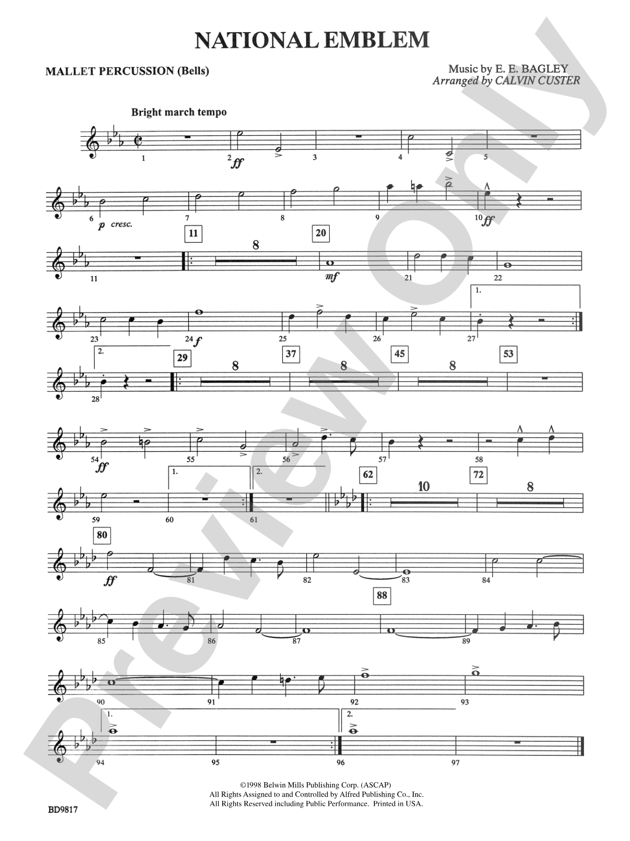 National Emblem: Mallets