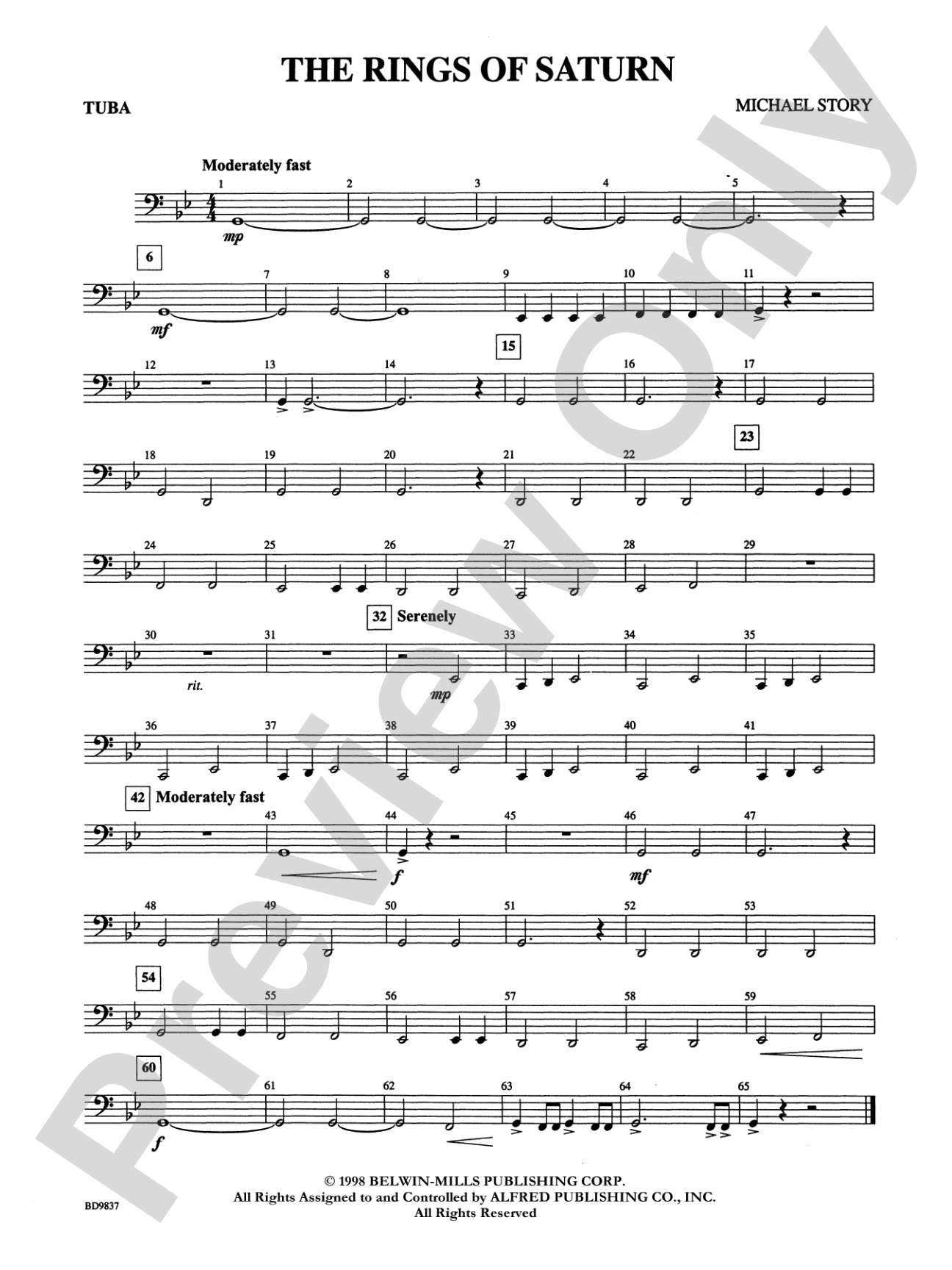 The Rings of Saturn: Tuba
