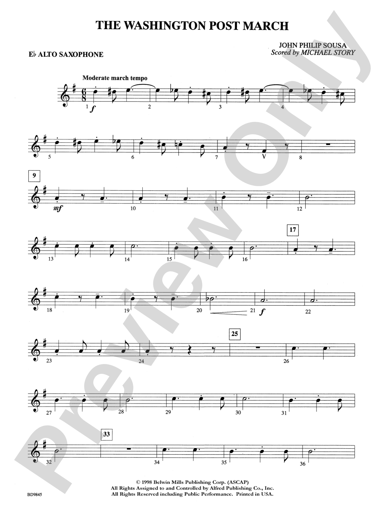 Washington Post: E-flat Alto Saxophone