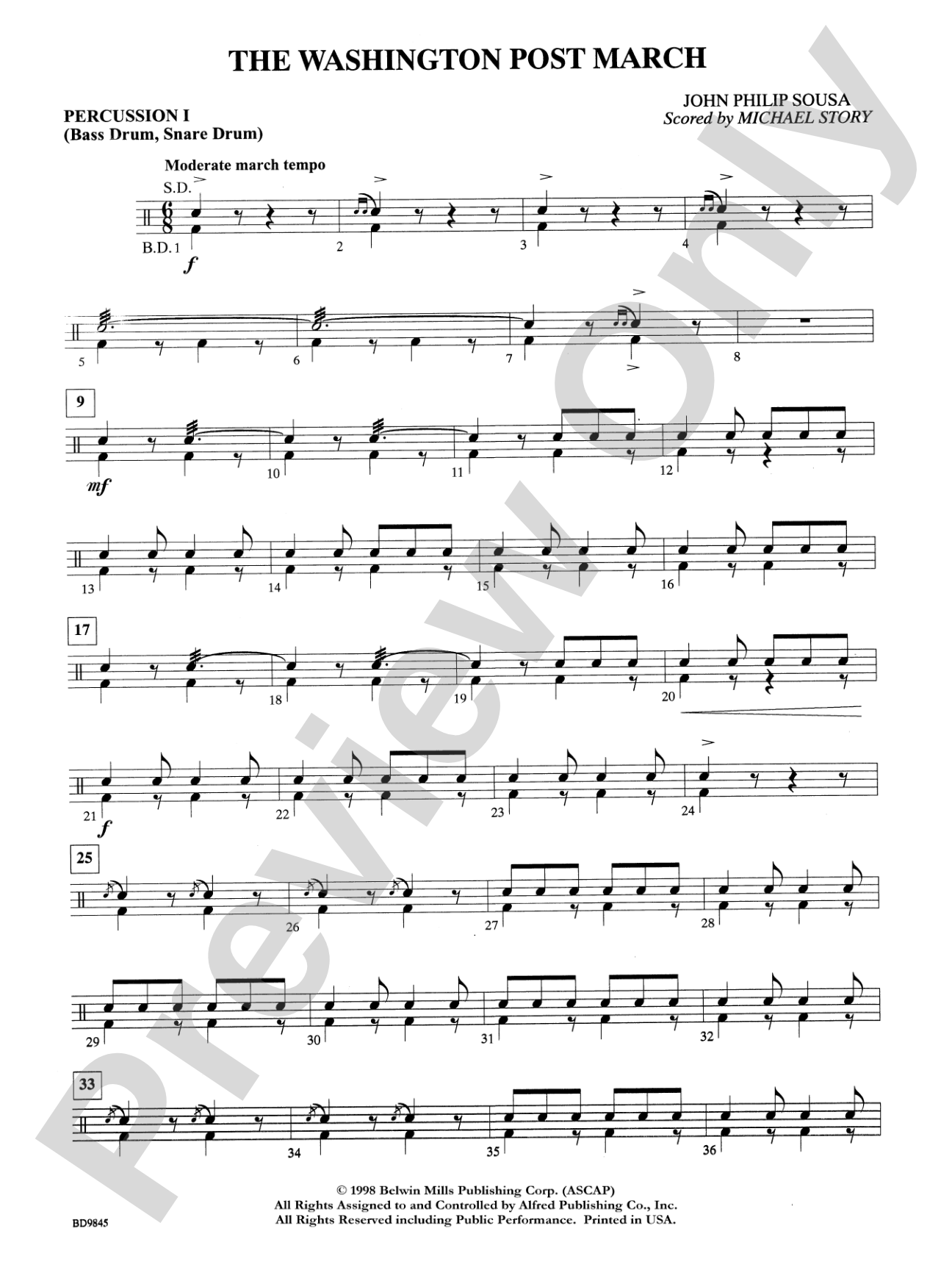 Washington Post: 1st Percussion