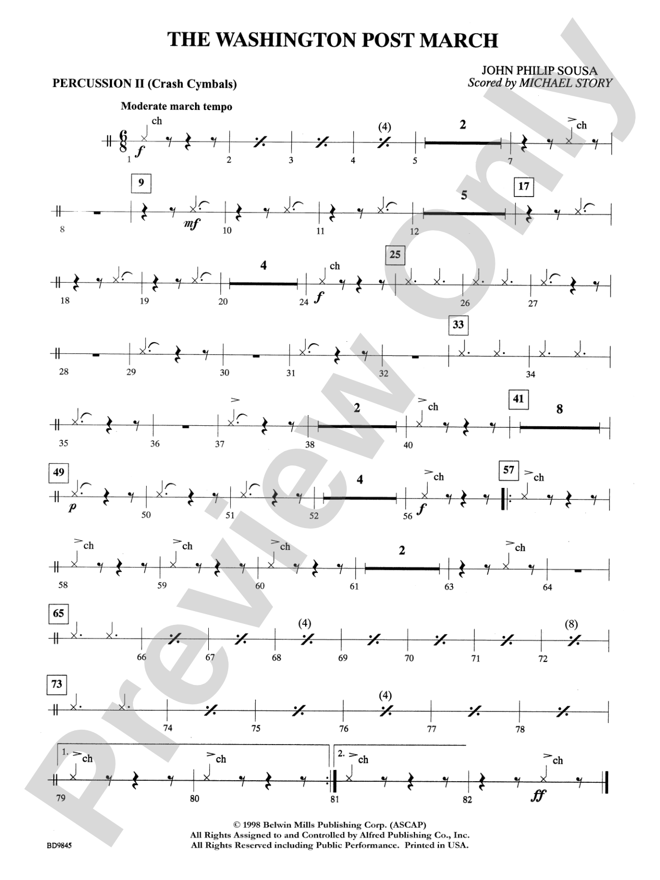 Washington Post: 2nd Percussion
