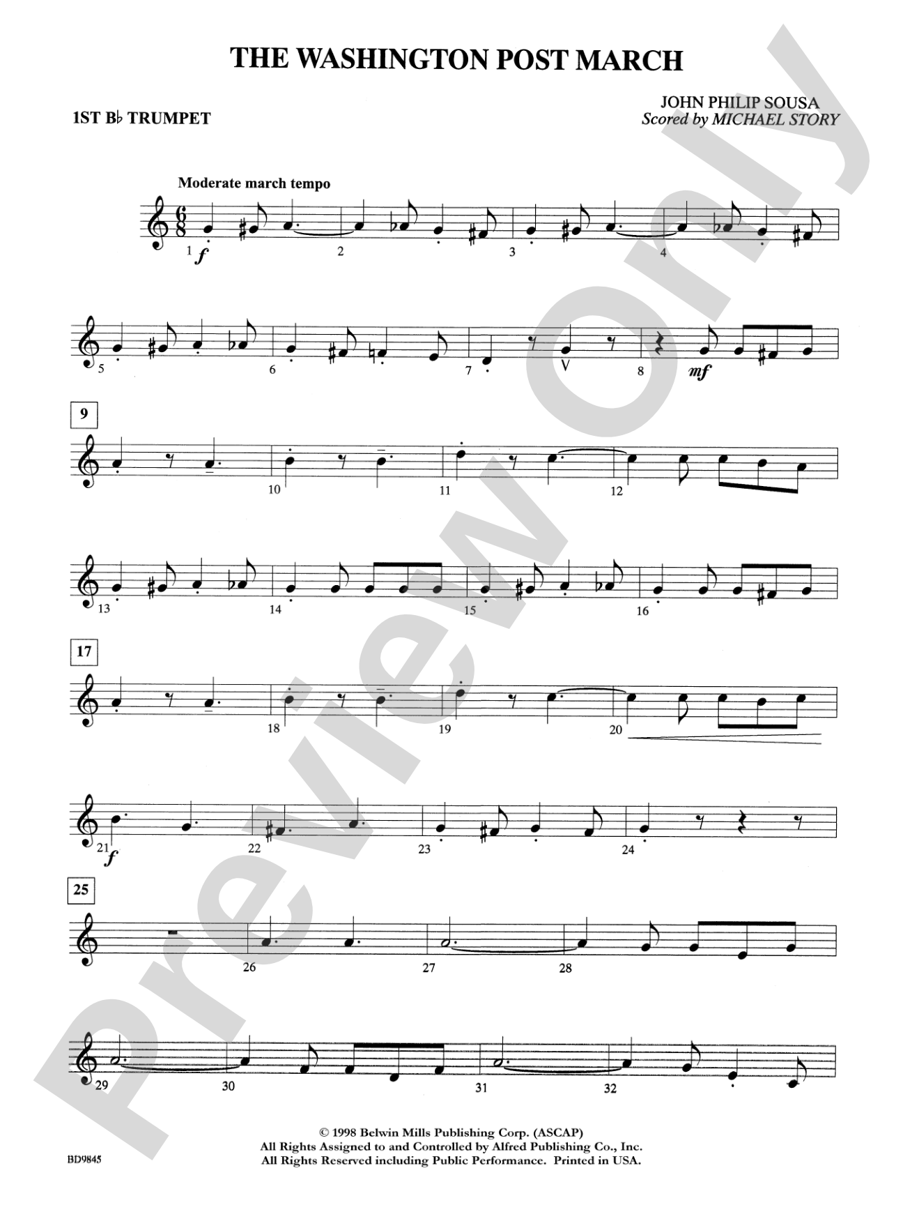 Washington Post: 1st B-flat Trumpet