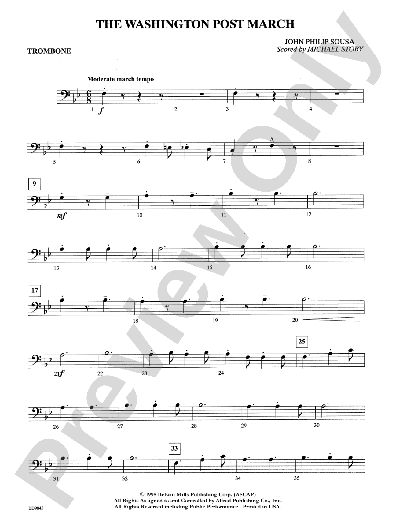 Washington Post: 1st Trombone