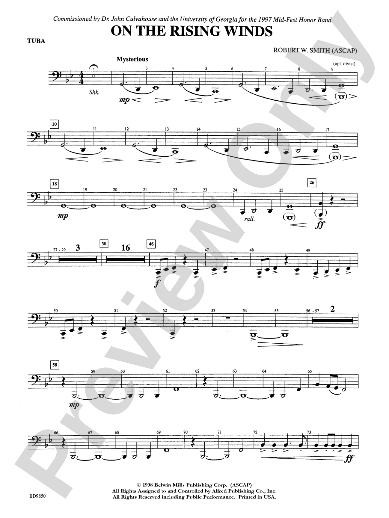 On the Rising Winds: Tuba