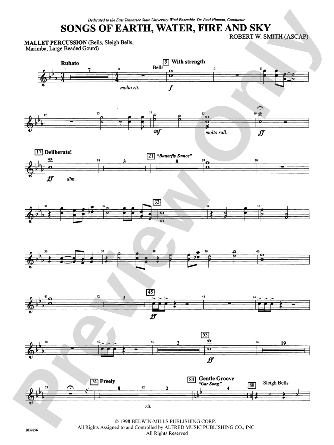 Songs of Earth, Water, Fire and Sky: Mallets