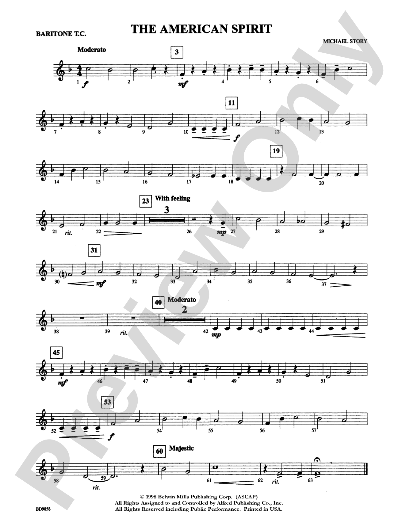 The American Spirit: Baritone T.C.