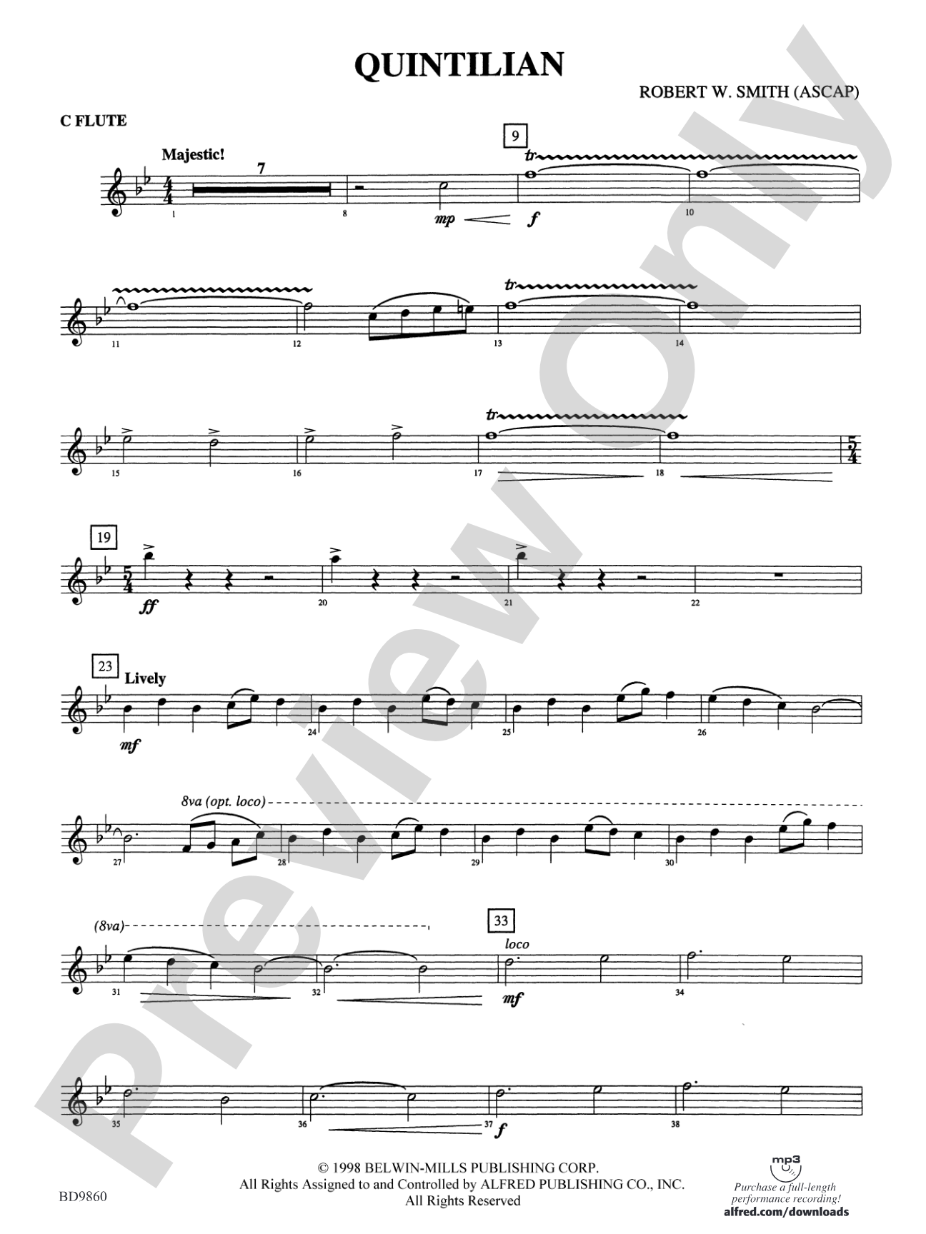Quintilian: Flute
