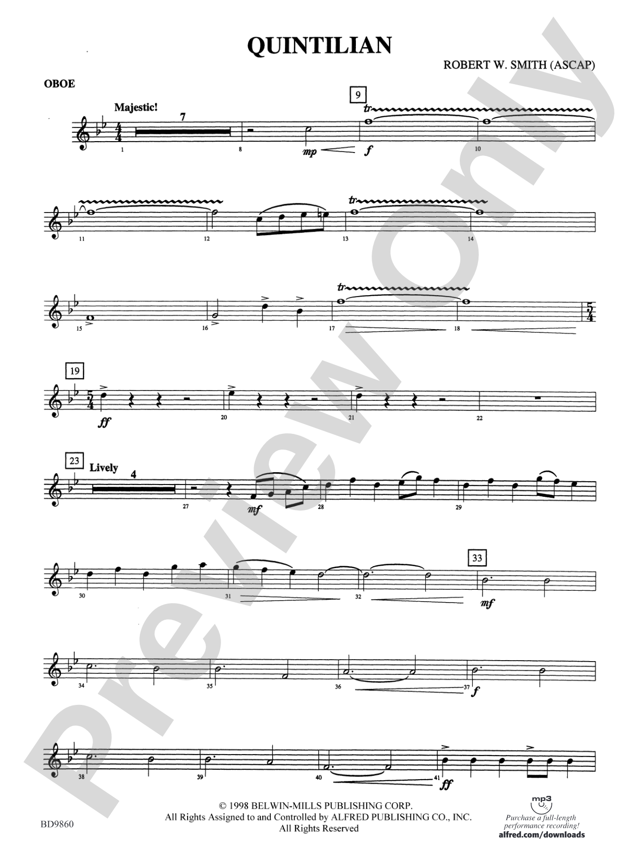 Quintilian: Oboe