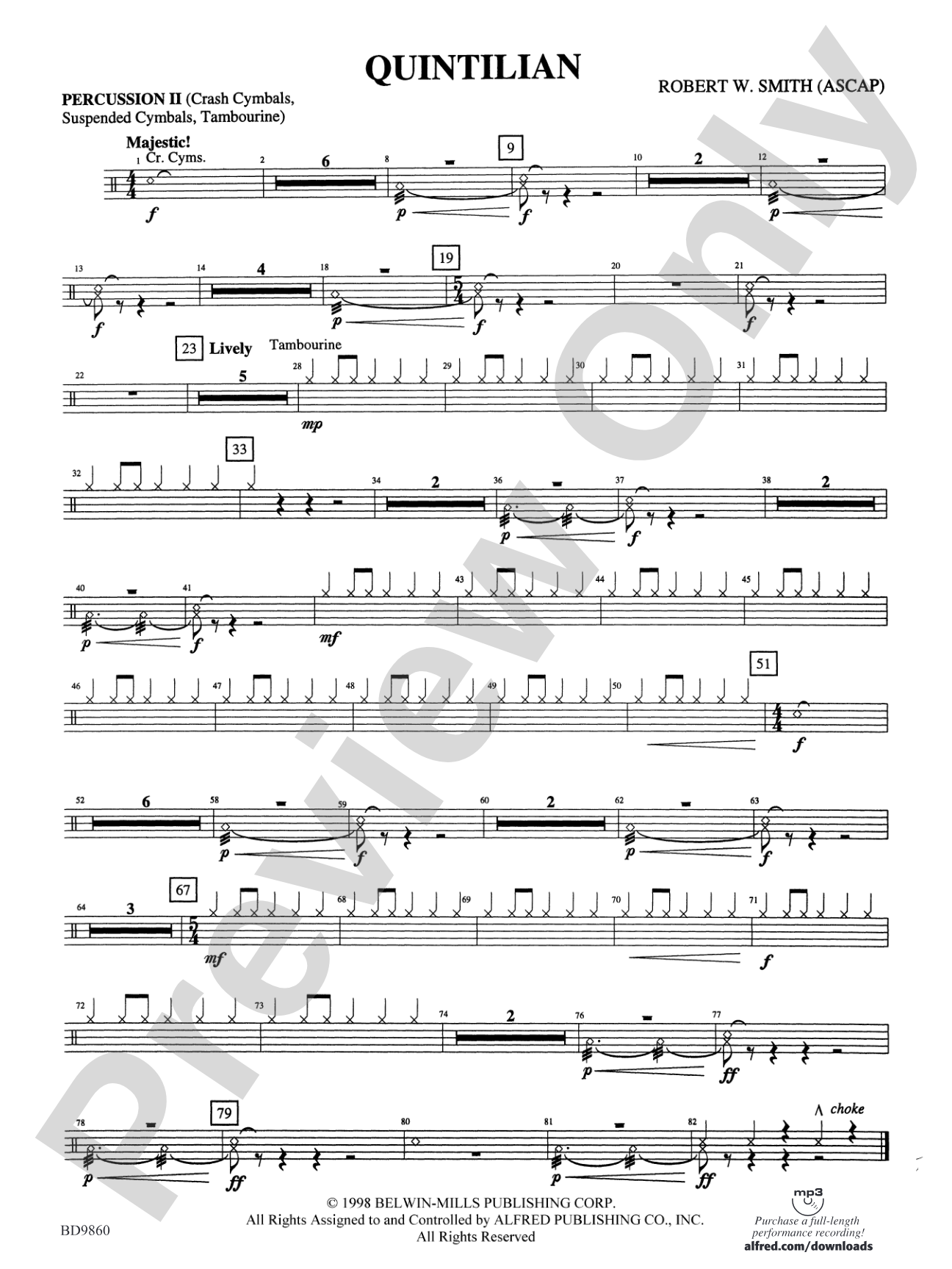 Quintilian: 2nd Percussion