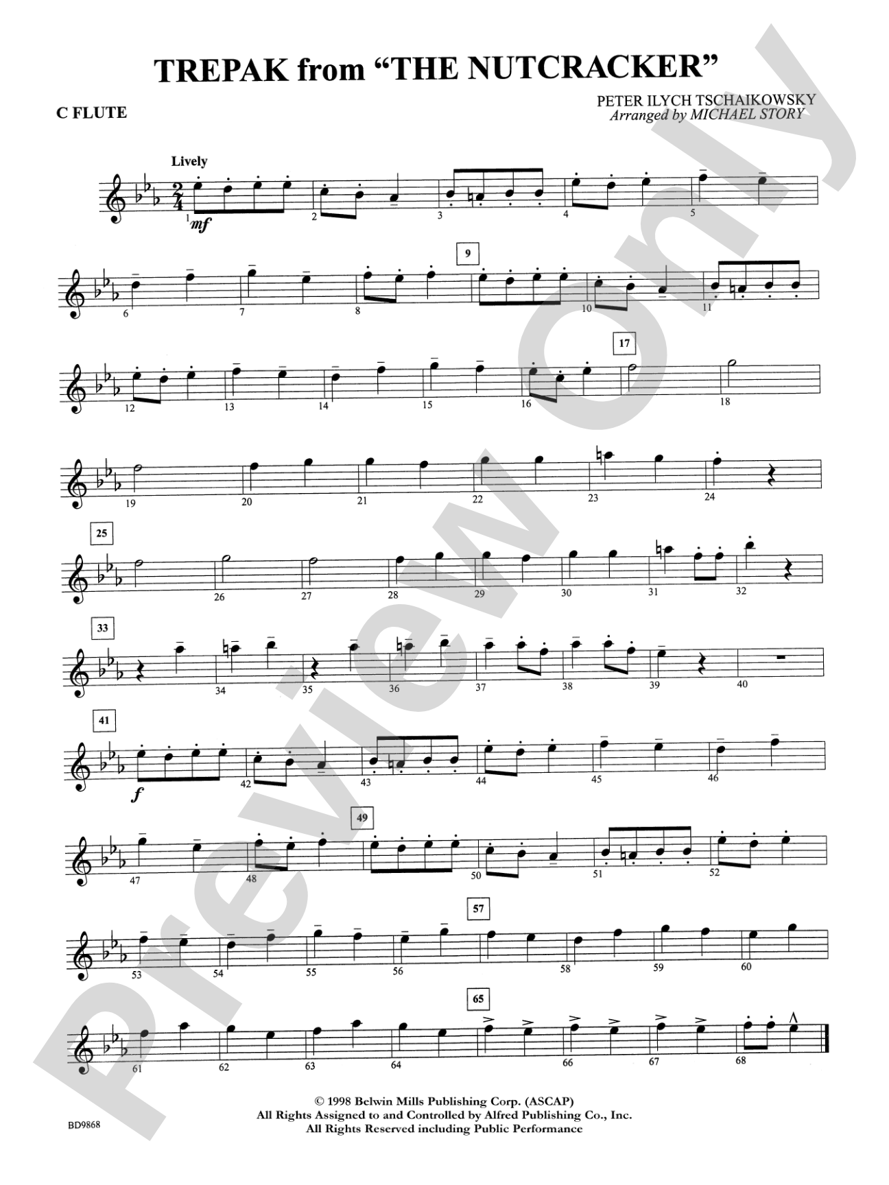 Trepak from The Nutcracker: Flute