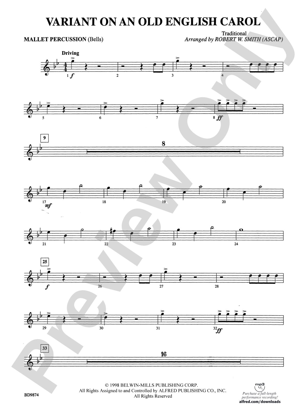 Variant on an Old English Carol: Mallets