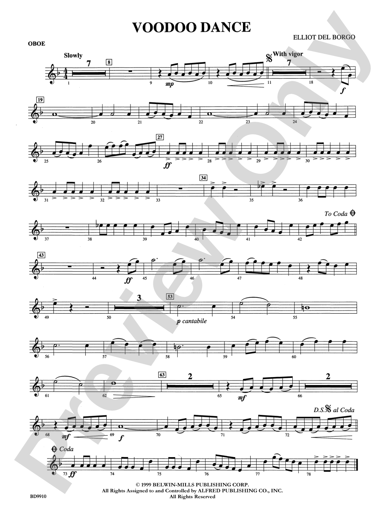Voodoo Dance: Oboe