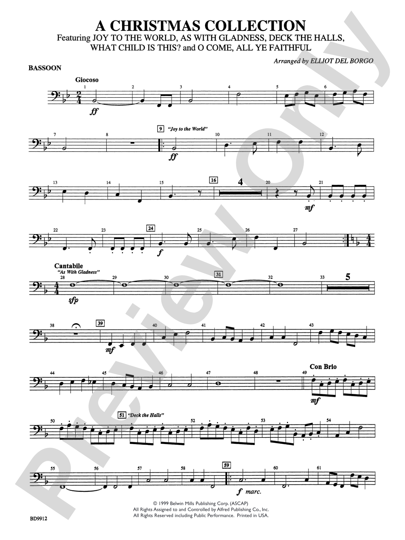 Christmas Collection: Bassoon