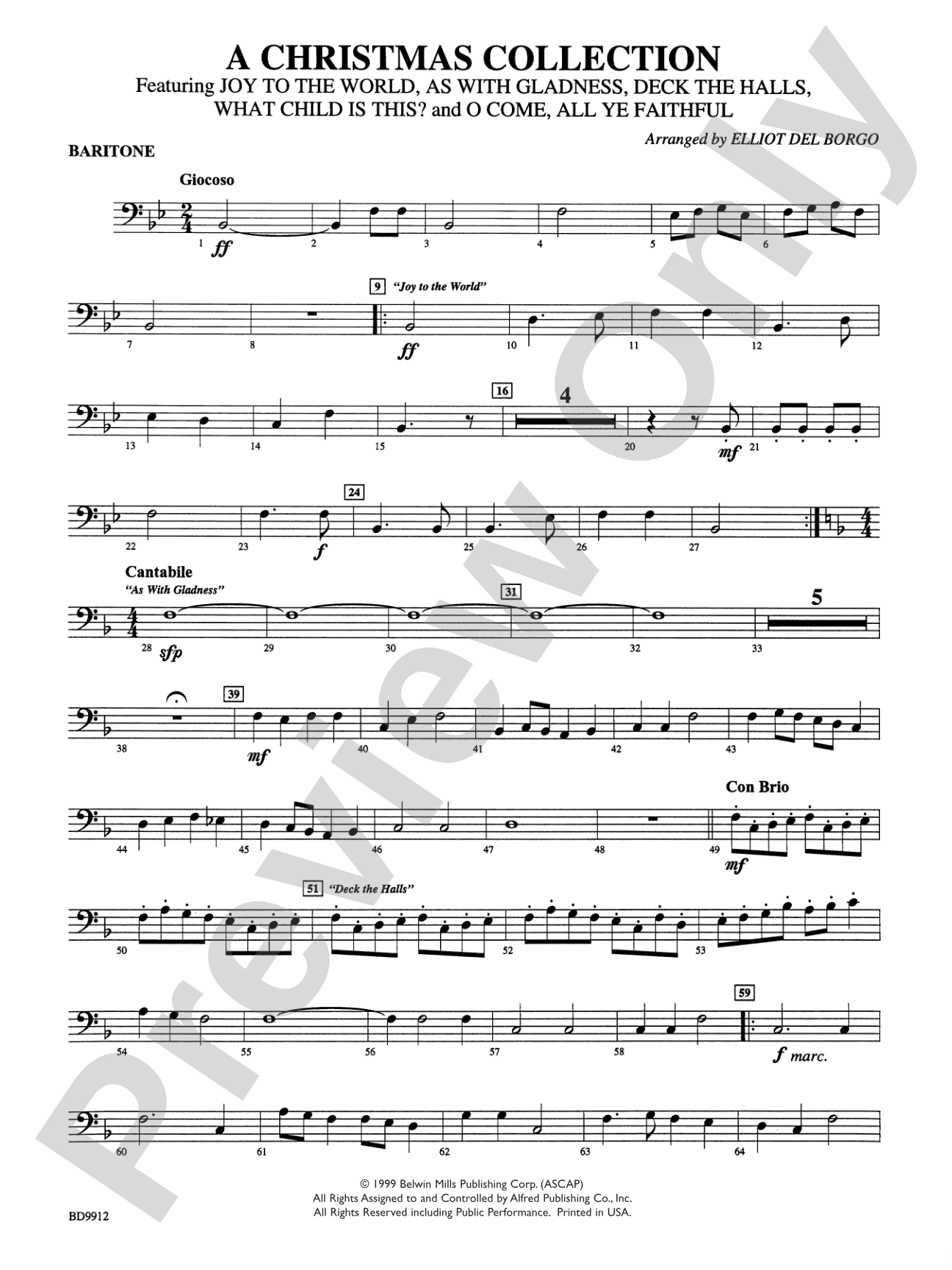 Christmas Collection: Baritone B.C.
