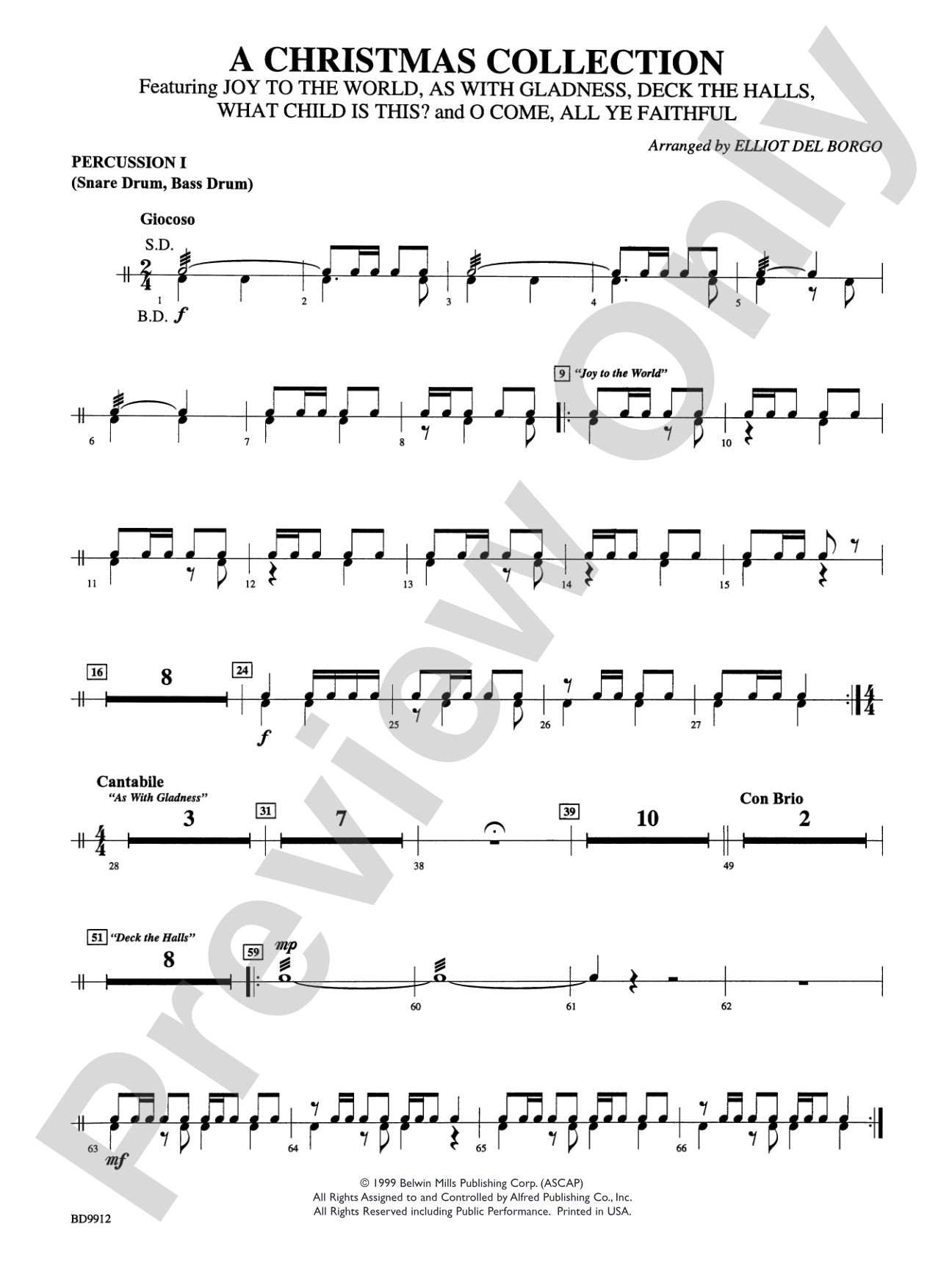 Christmas Collection: 1st Percussion