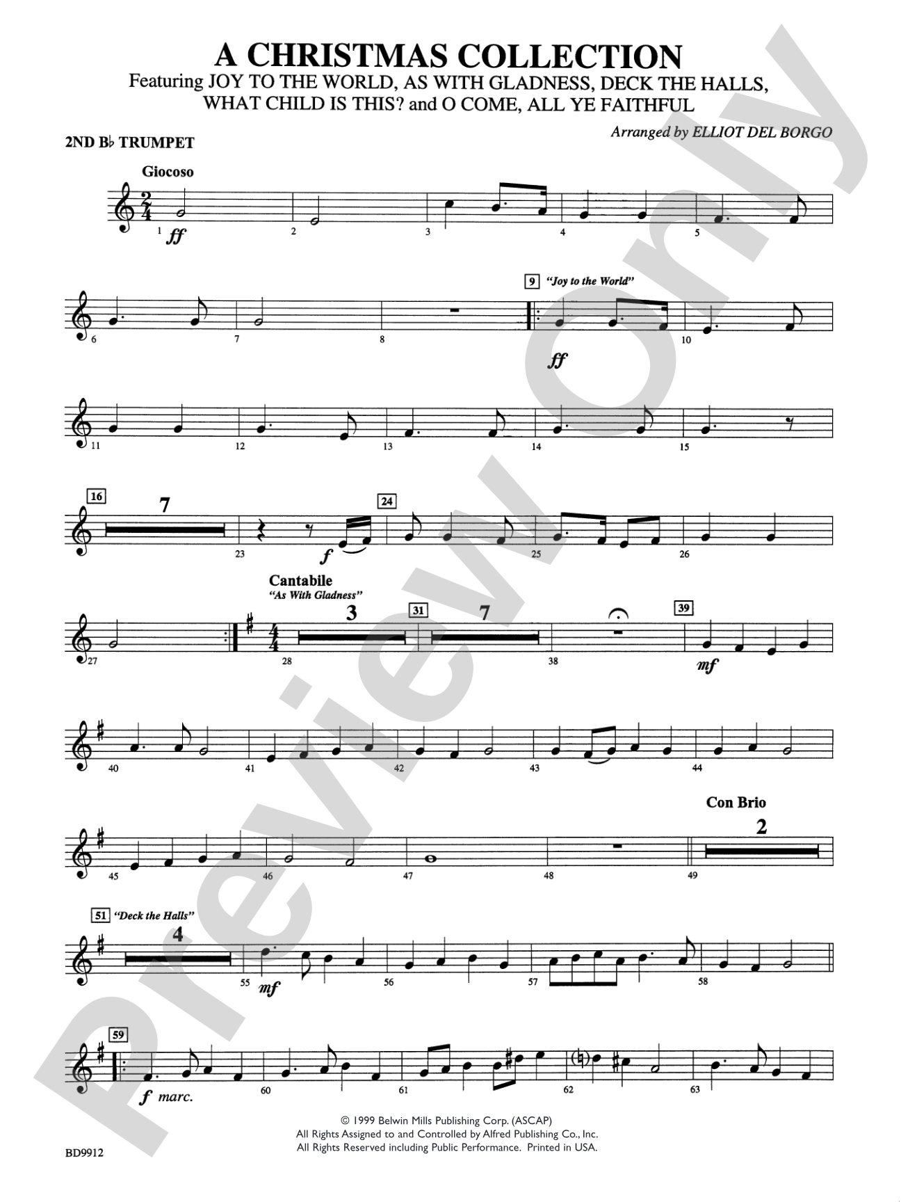 Christmas Collection: 2nd B-flat Trumpet