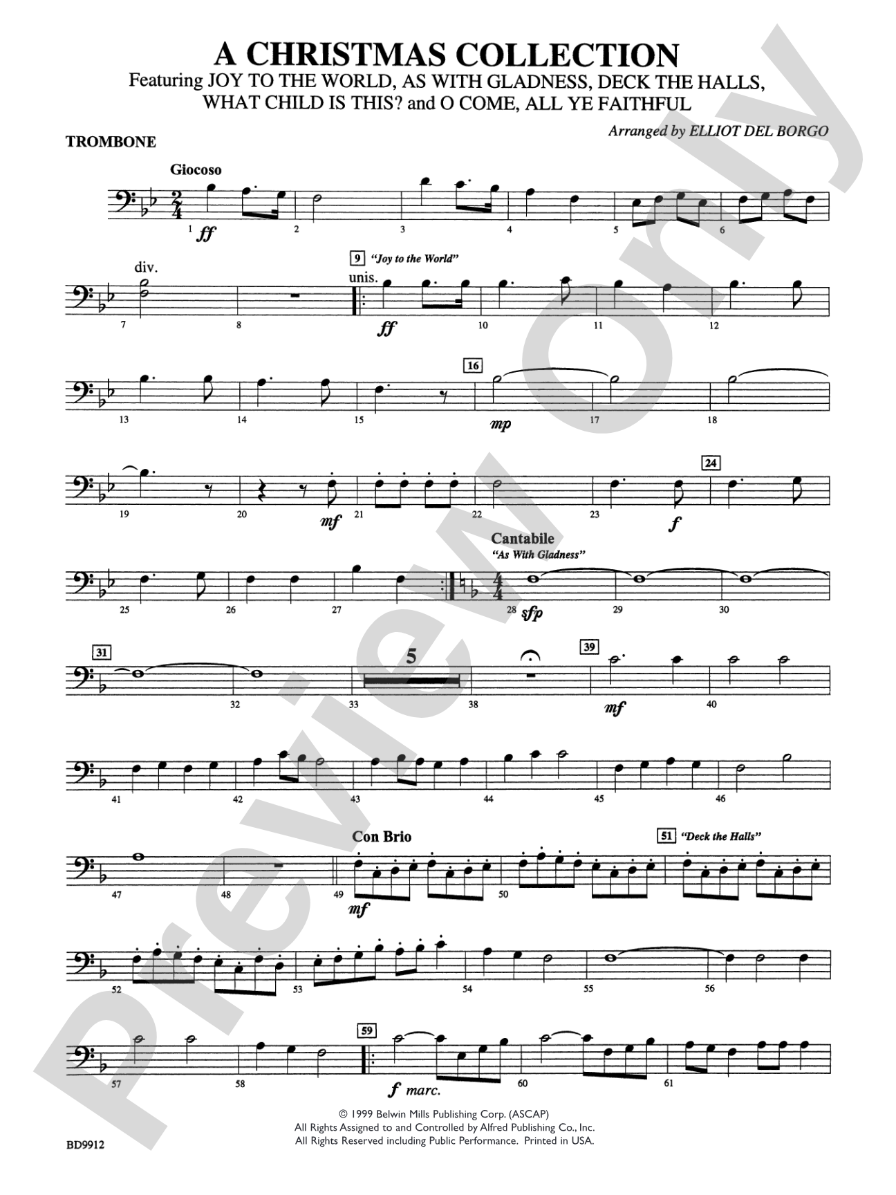 Christmas Collection: 1st Trombone