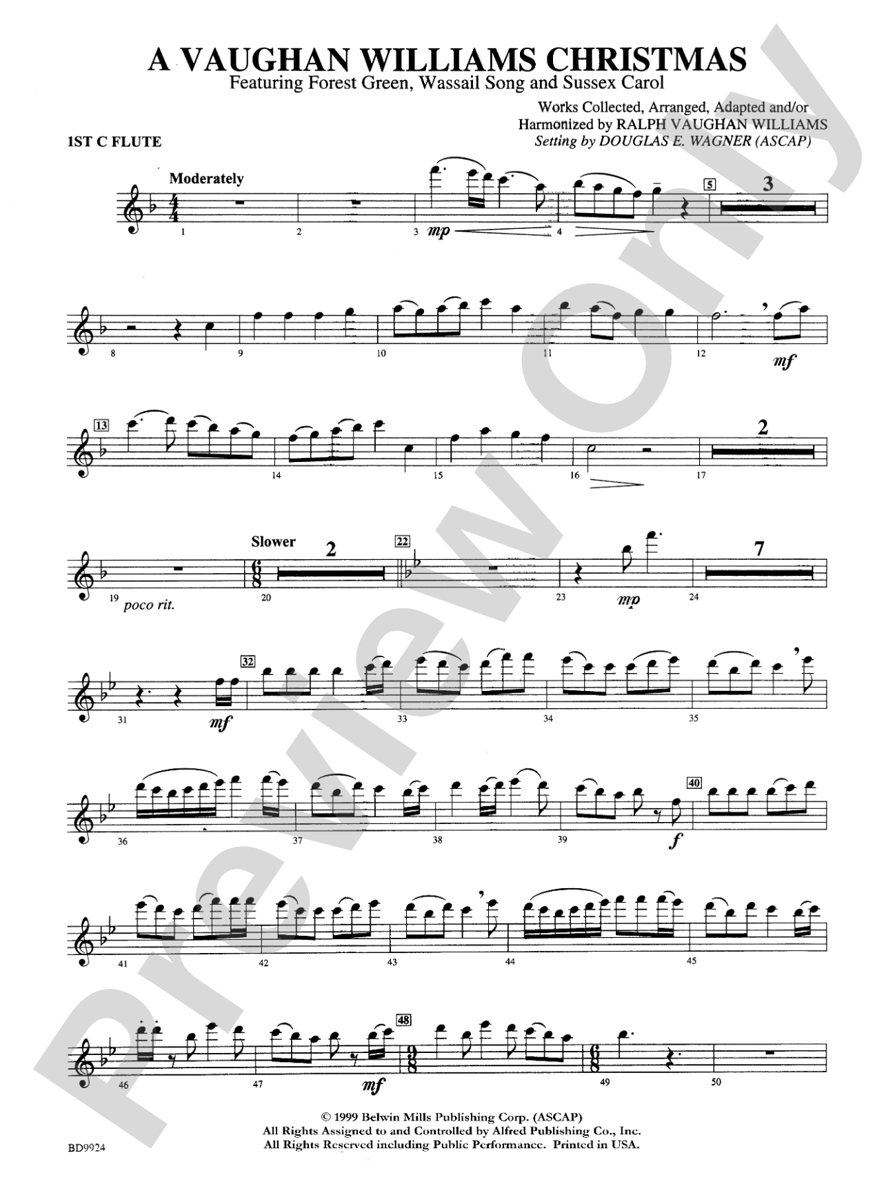 A Vaughan Williams Christmas: Flute