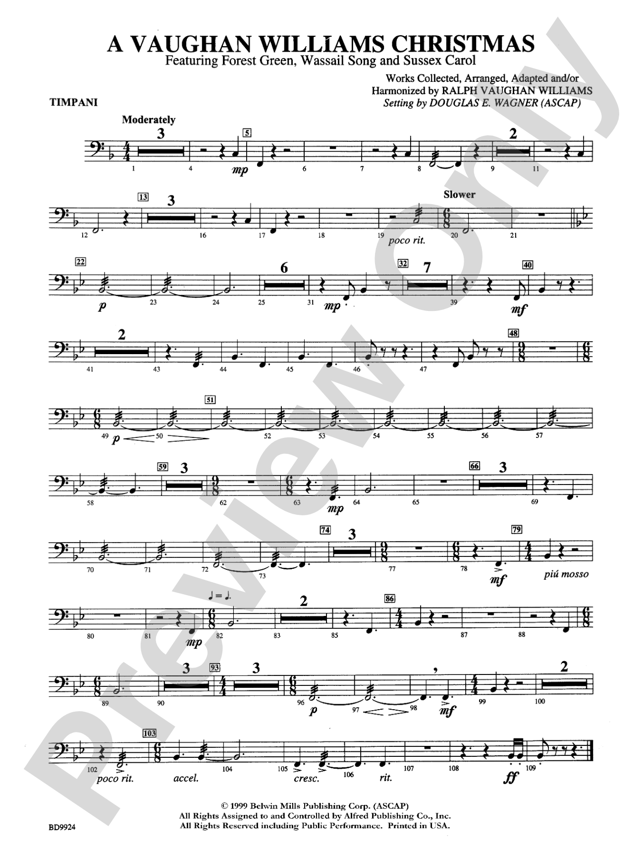 A Vaughan Williams Christmas: Timpani