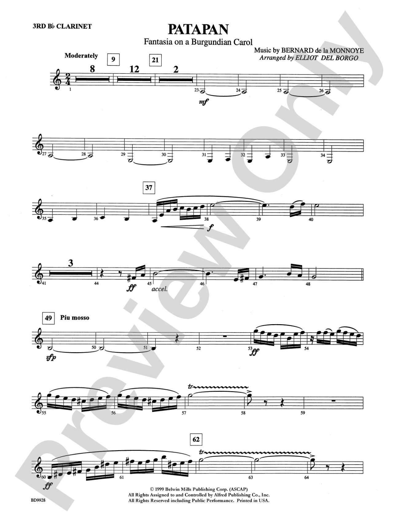 Patapan: 3rd B-flat Clarinet